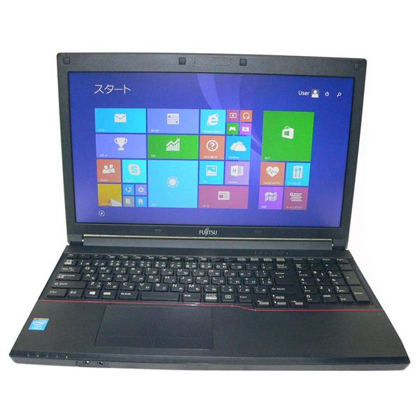 ノートパソコン Windows8.1 富士通 LIFEBOOK A574/HX Core i3-4000M 2.4GHz メモリ 2GB HDD 500GB テンキー Bluetooth 難あり(バッテリー不良)｜aqua-light｜03