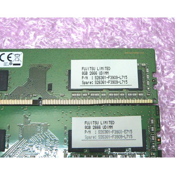 富士通（FUJITSU） 中古メモリー S26361-F3909-L715 PC4-2666V 16GB