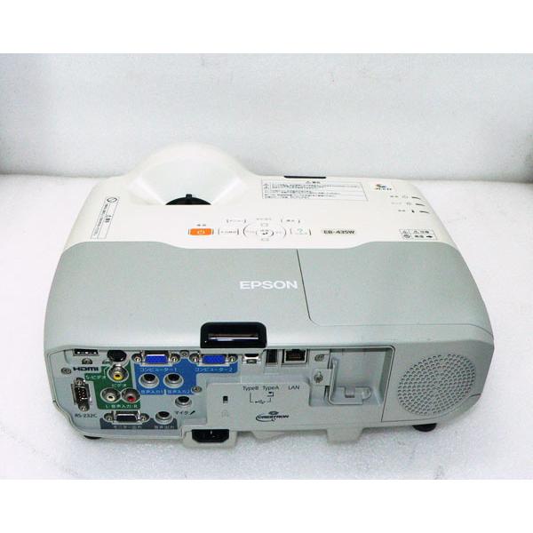 EPSON　プロジェクター　リモコン付き　EB-435W エプソン（EPSON） プロジェクター EB-435W / 3000lm ランプ 682時間