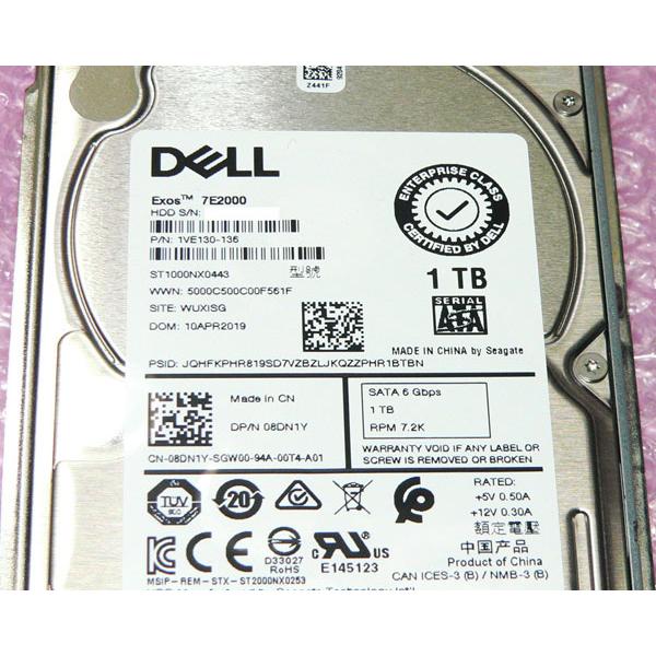 DELL（デル） DELL 08DN1Y (Seagate ST1000NX0443) SATA 1TB 7.2K 2.5 