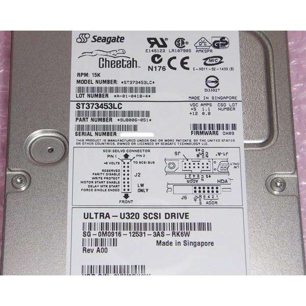Computer Hard Drive Seagate ST373454LC 73GB Server Hard Drive - 80-pin SCSI, 15K RPM, U320, Tested & Working External SCSI Hard Drive - Foto 8