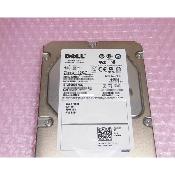 ST3600057SS W347K Dell 600GB 15K RPM 6Gb/s 3.5 SAS Hard Drive - (Zero Hours) eB