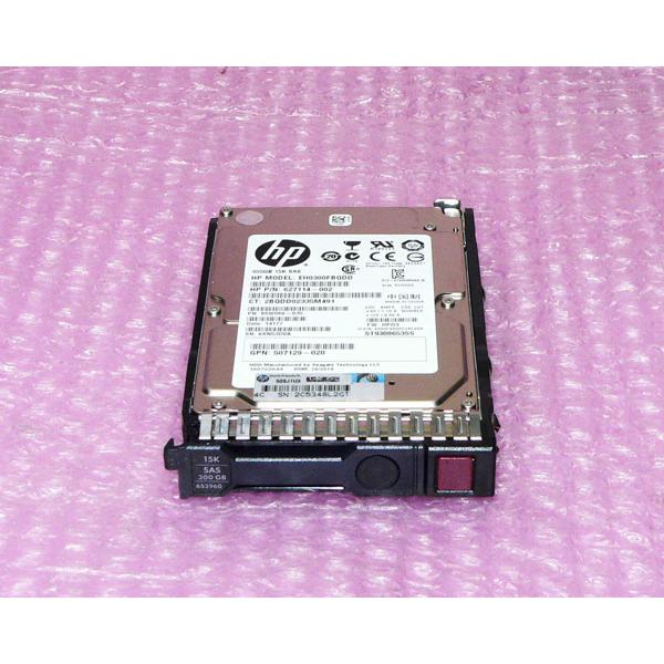 日本HP HP 627114-002(EH0300FBQDD) SAS 300GB 15K 2.5インチ 中古