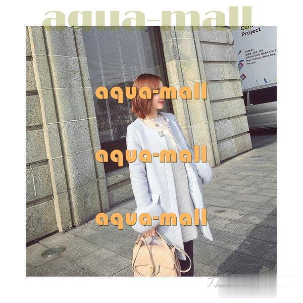 都内で ダッフルコート レディース フォックスファー アウター ウール 帽子及びファー取り外し可能 リアルファー 袖 17 冬 コート ジャケット