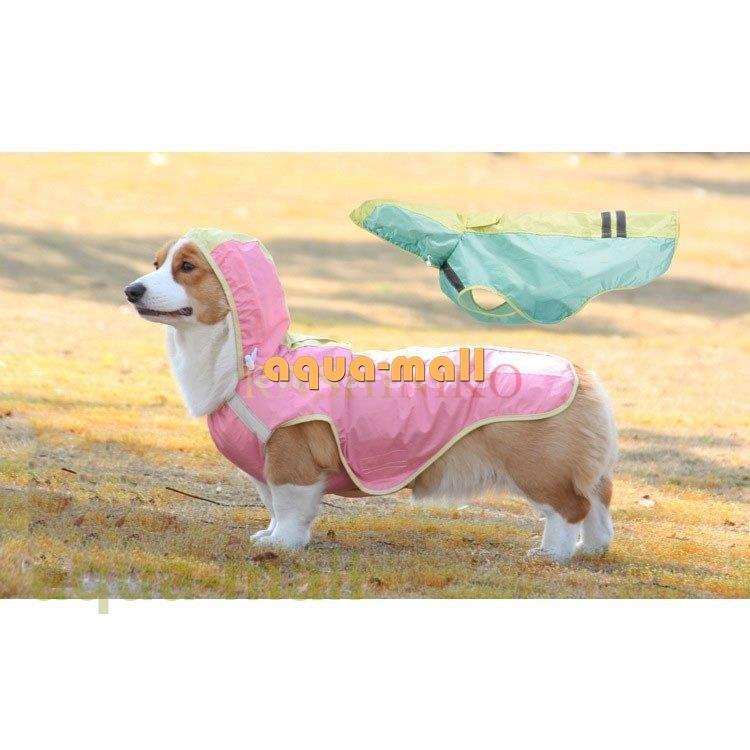 割り引き 犬 レインコート 小型犬 中型犬 大型犬用 レインポンチョ レインウェア ポンチョ 犬の服 カッパ 犬服 雨 防水 通気 防風 犬用 雨具 反射テープ付き お散歩 Inova Auto Com