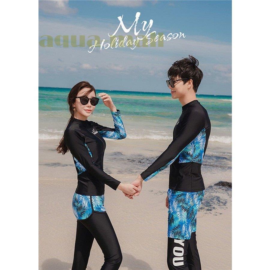 新品 水着 ラッシュガード セット レディース メンズ 水着 長袖 ラッシュ ガード 上下セット ペア 水着 カップル おしゃれ ママ アウトレット送料無料 Www Sei Ba Gov Br