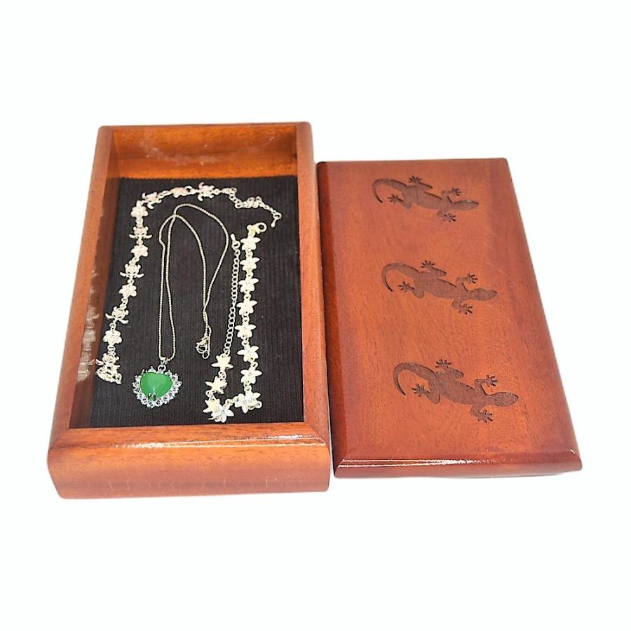 ジュエリーボックス 選べる コア ウッド 小物入れ アクセサリー L