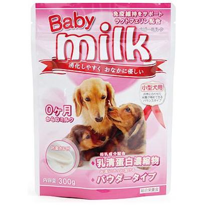 ニチドウ ベビーミルク 小型犬用 300g J アクアベースショップ 通販 Yahoo ショッピング
