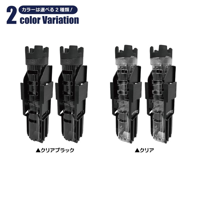 メイホウ ロッドスタンド BM-290 slide 2本セット 85×75×327mm 穴内径45mm ネジ不要 傾斜スライド式 バケットマウス用オプションパーツ 釣り具｜aquabeach2｜06