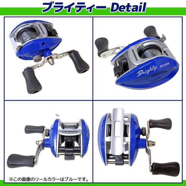 プロマリン（PRO MARINE） ベイトリール ブライティー BT100 ナイロン3