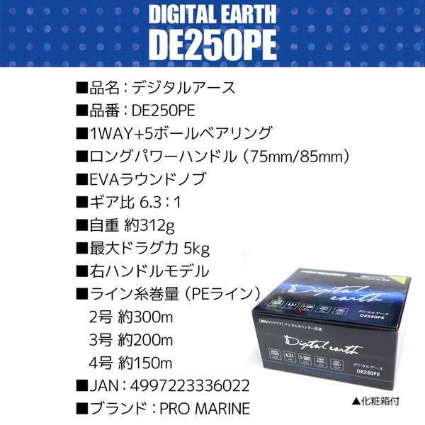 プロマリン（PRO MARINE） ベイトリール デジタルアース DE250PE