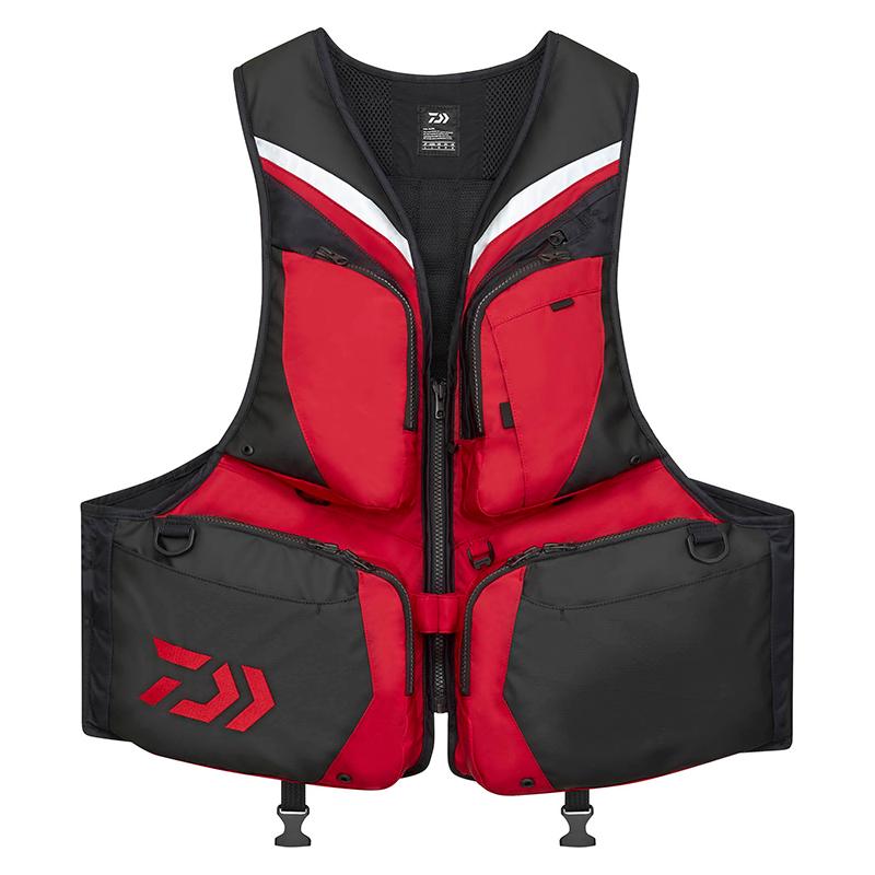 DAIWAライフジャケット赤 DAIWA（ダイワ） ライフジャケット 釣り フローティングアラートベスト
