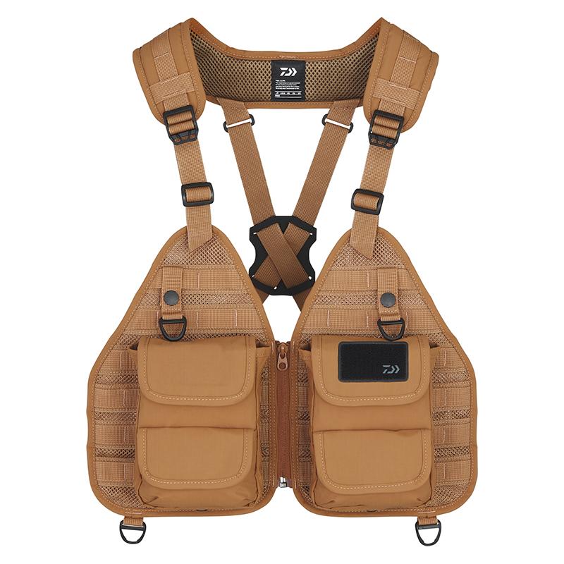 ダイワ　ストリームベスト　ポーチ付き　渓流釣り　渓流ベスト DAIWA（ダイワ） 3WAYストリームベスト 釣り 収納式バックパック搭載