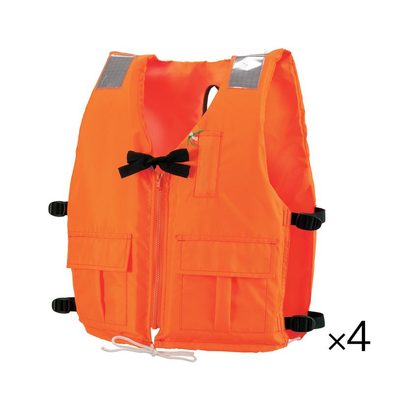 ライフジャケット 小型船舶用救命胴衣 オーシャンDX-5型 4着セット 新基準 船舶検査対応 国交省認定品 タイプA 検定品 桜マーク付 釣り 津波対策 ライフジャケット 小型船舶用救命胴衣 オーシャンDX-5型 4着セット 新