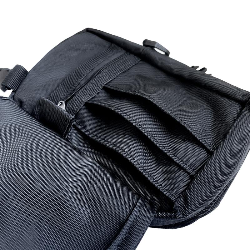 多機能ポーチ ブラック 釣り FJ-D765 16×10×5cm ポリエステル素材