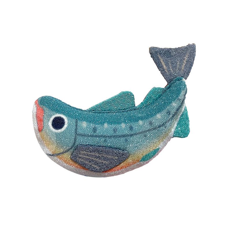お魚ブローチ 魚 安全ピン 釣り バッグ 帽子 アクセサリー ギフト