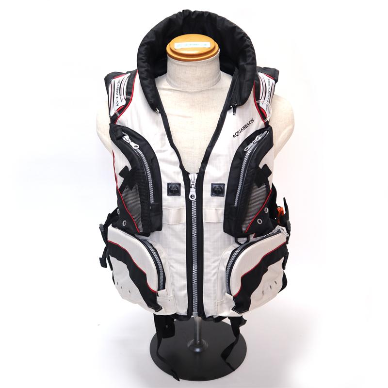 FINE JAPAN ライフジャケット フローティングベスト 釣り用 枕付き