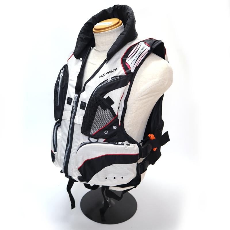 FINE JAPAN ライフジャケット セーフティフローティングベスト枕付 FV