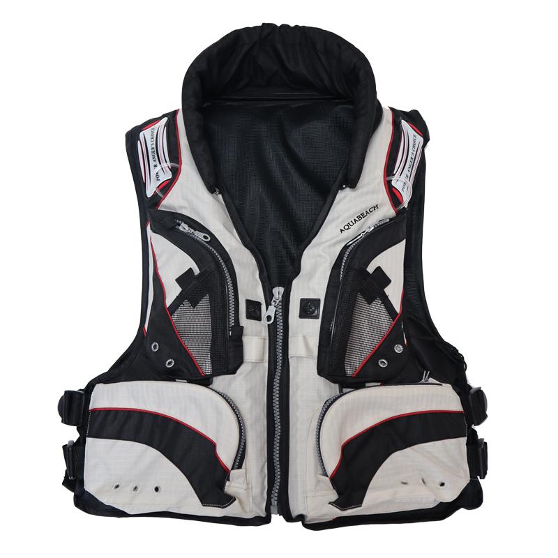 FINE JAPAN ライフジャケット フローティングベスト 釣り用 枕付き