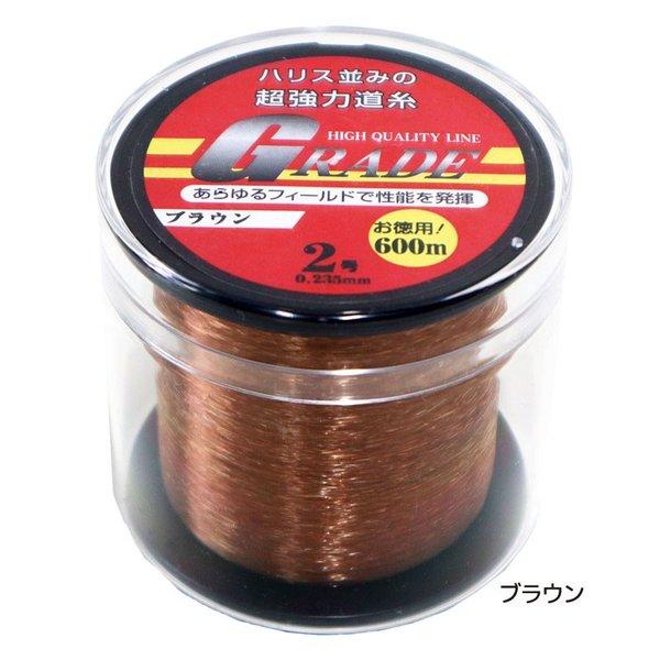 ナイロンライン GRADE 2号 釣り 0.235mm 600m巻 超強力道糸