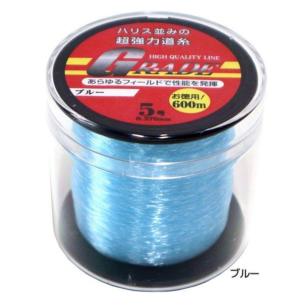 ナイロンライン GRADE 5号 釣り 0.370mm 600m巻 超強力道糸