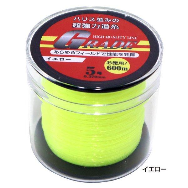 ナイロンライン GRADE 5号 釣り 0.370mm 600m巻 超強力道糸