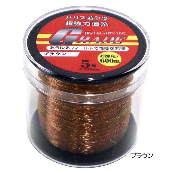 ナイロンライン GRADE 5号 釣り 0.370mm 600m巻 超強力道糸