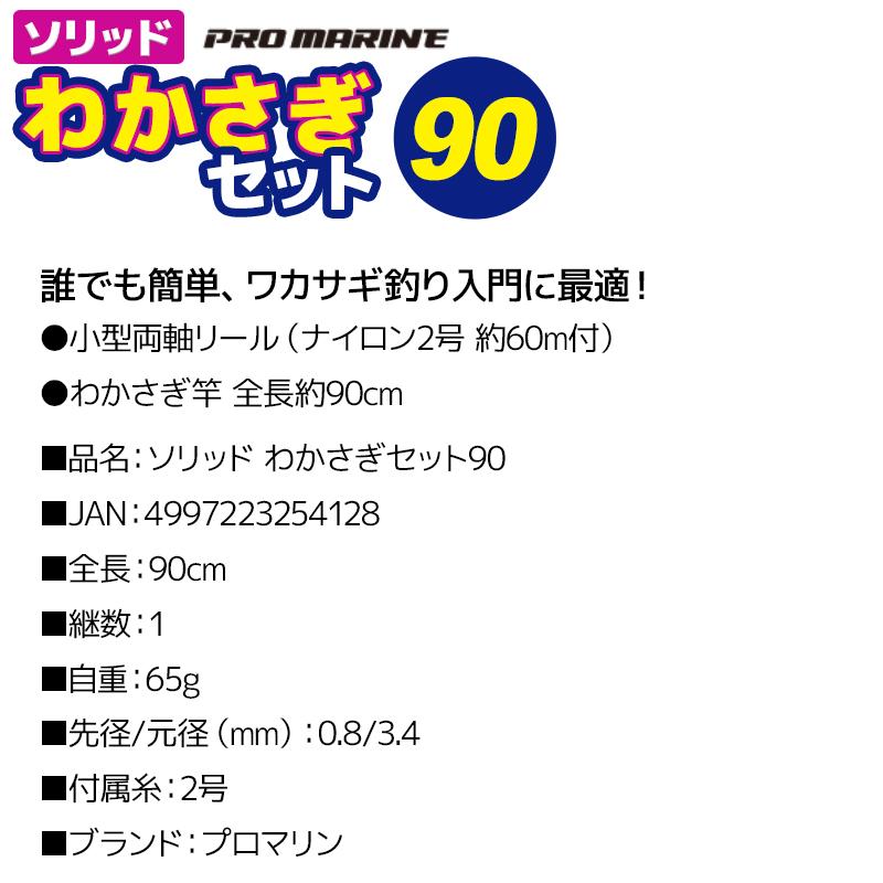 プロマリン（PRO MARINE） 釣り竿 ワカサギ竿 リールセット ソリッド