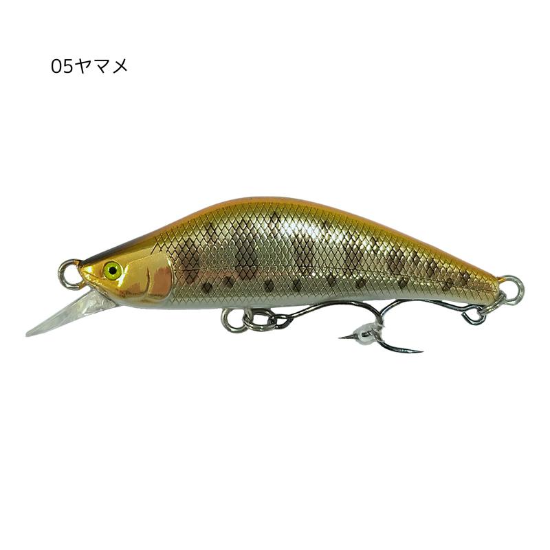 ルアー ミノー Hydra50 ヒラ打ち系シンキングミノー 釣り 全長