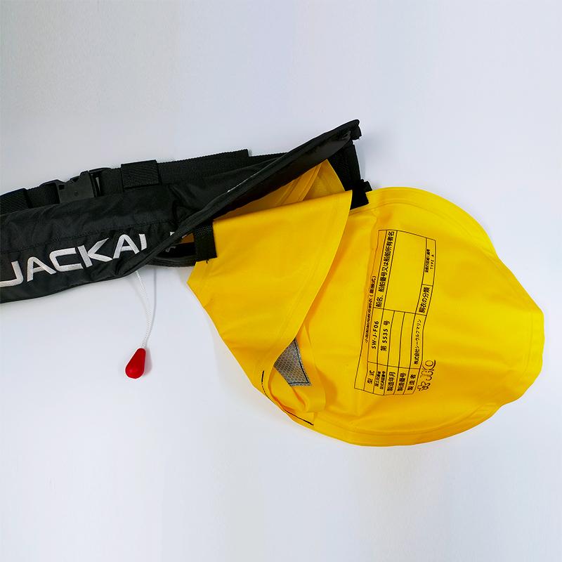 JACKALL（ジャッカル） ライフジャケット 自動膨張 桜マーク 腰巻