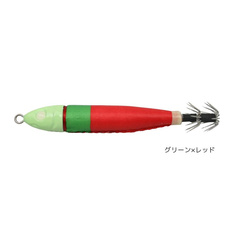 鉛スッテ 15号 KMY-1572 イカメタル専用 黒緑 グロー 鉛スッテ 25号 KMY-