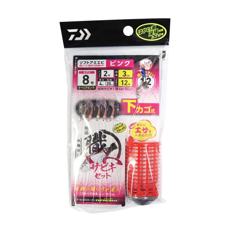 ダイワ 快適職人サビキセット ケイムラピンク ソフトアミエビ5本 DAIWA