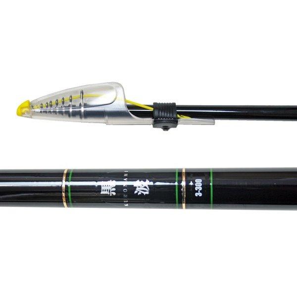 FIVE STAR（ファイブスター） カーボンロッド 中小継磯竿 黒波 3-300