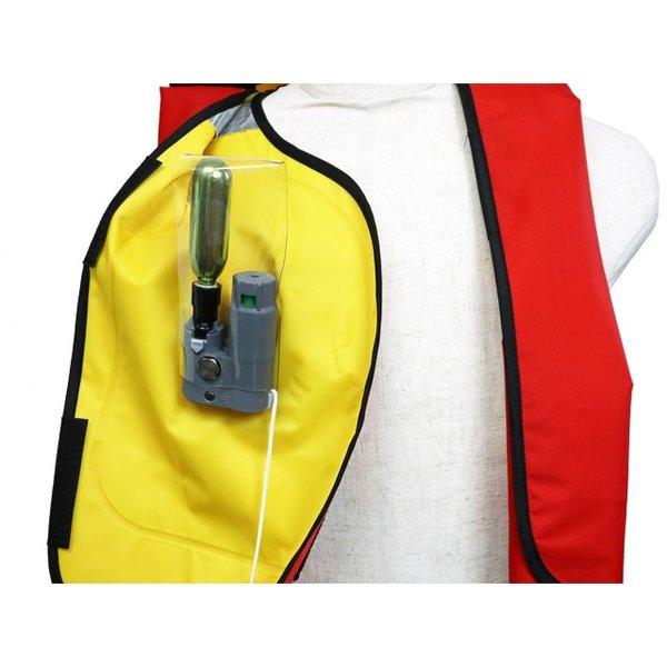 ライフジャケット 桜マーク付 自動膨張式 肩掛式 作業用救命衣 NS-7000