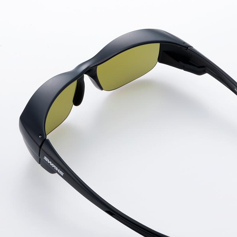 スワンズ 偏光サングラス Over Glass ULTRA LENS ハーフリム OG5-0168