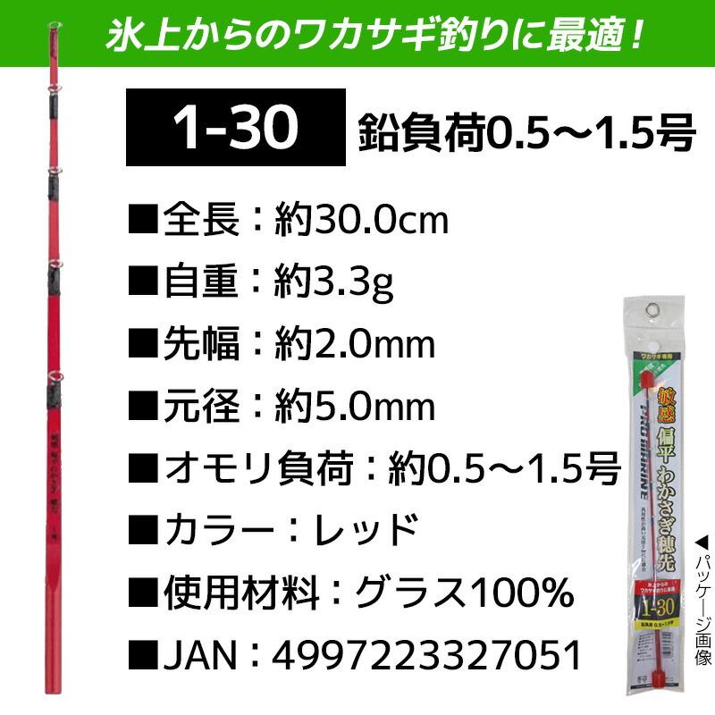 プロマリン（PRO MARINE） 敏感 偏平 わかさぎ穂先 元径5mm穴に適合