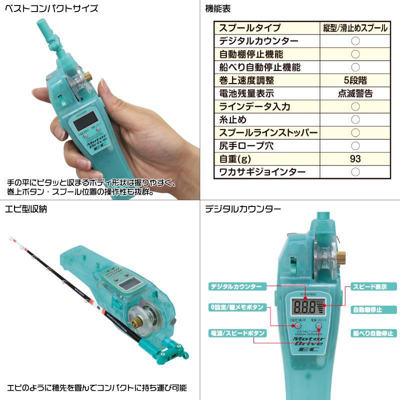 攻棚 攻棚ワカサギモータードライブEC PX018ELB 釣り アイスレイク