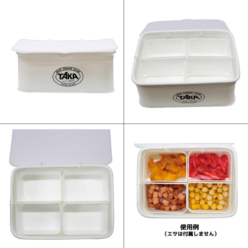 釣掘エサバケット 釣り 22-K 本体サイズ約14×20×8cm 仕切りトレイ付