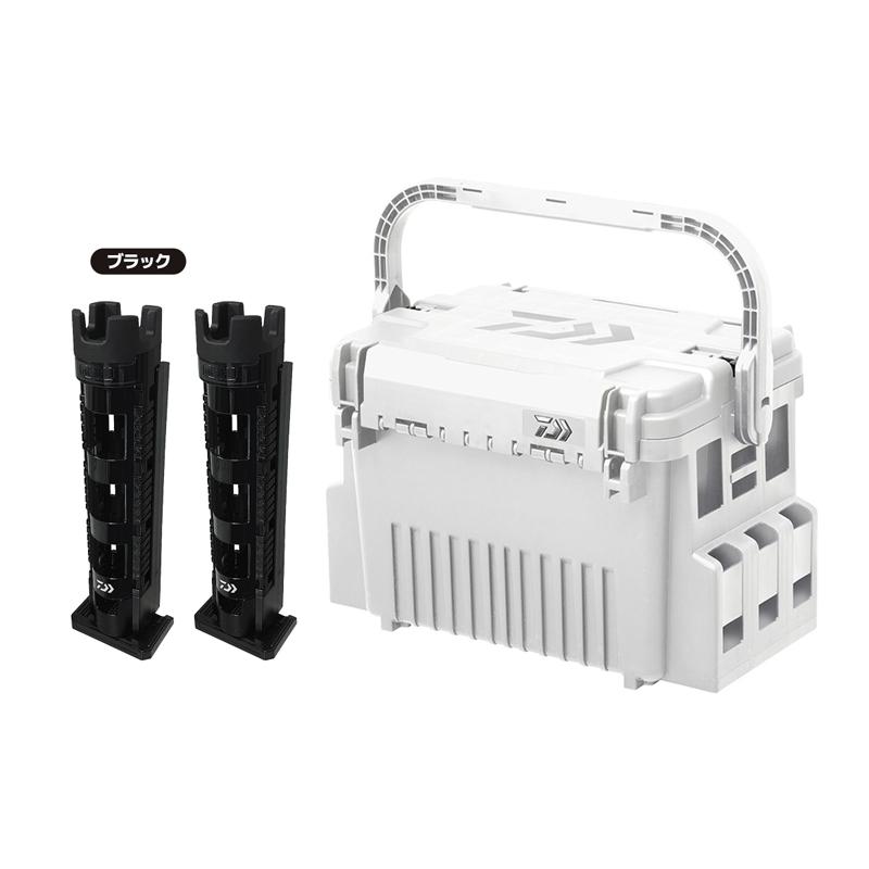 DAIWA タックルボックス TB5000HS シャインホワイト ロッドスタンド 
