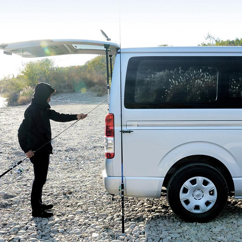 VISOA ロッドキーパー 3本用 車用 マグネット ロッドホルダー 車内 竿