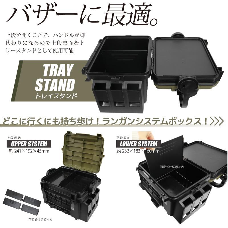 メイホウ VERSUS ランガンシステムボックス 釣り VS-7055N グリーン