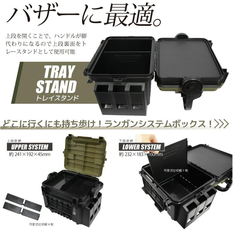 メイホウ ランガンシステムボックス VS-7055N グリーンツートン+ メイホウ ランガンシステムボックス VS-7055N グリーンツートン+
