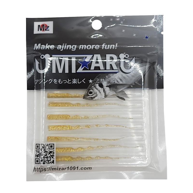 誘うワーム Foil 2枚セット ワーム ミザール ウェーブテール2 2.8インチ 釣り 10個入 アジング