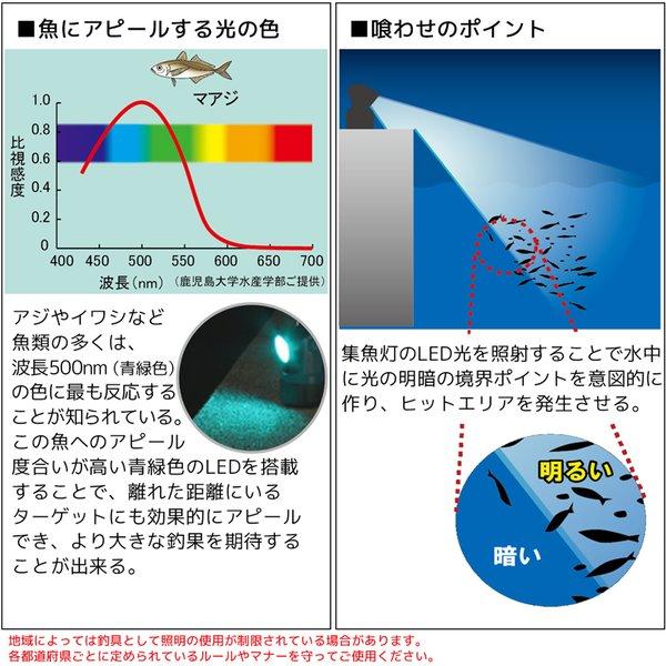 アジングライト YF-502 集魚灯 高輝度 LED投光型 ハピソン Hapyson