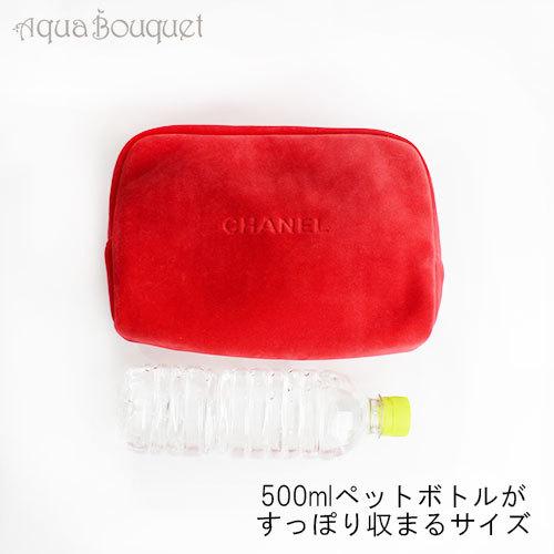 CHANEL（シャネル） ノベルティ ベロア レッド ポーチ CHANEL VELOR