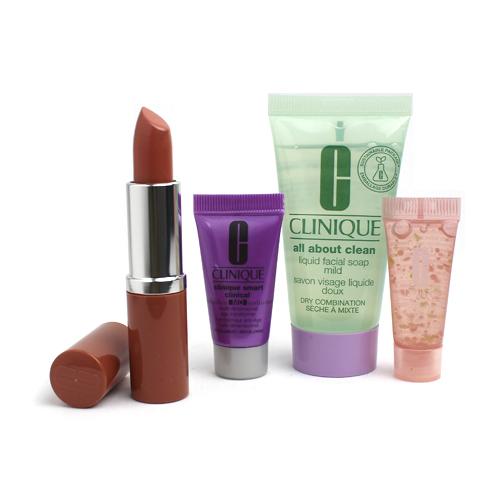 CLINIQUE シワ改善トライアルセット 紫ポーチ付き