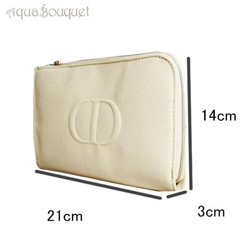 ノベルティ クリスチャン ディオール コスメ ポーチ ベージュ CHRISTIAN DIOR COSME POUCH BEIGE [8303][ノベルティ]｜aquabouquet｜02