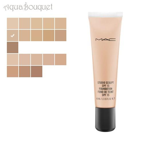 マック スタジオ スカルプト SPF15 ファンデーション 40ml ( NC37 ) カバー 保湿 潤い M.A.C STUDIO SCULPT SPF 15 FOUNDATION｜aquabouquet