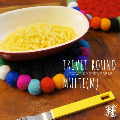 鍋敷き アベバ ラウンド マルチ(M 17cm) AVEVA TRIVET ROUND MULTI おしゃれ 北欧｜aquabouquet