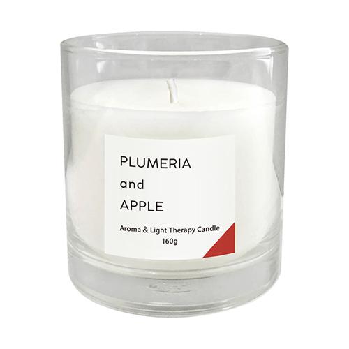 カメヤマ 香るキャンドル L プルメリア＆アップル 160g KAMEYAMA CANDLE HOUSE PLUMERIA ＆ APPLE アロマ｜aquabouquet